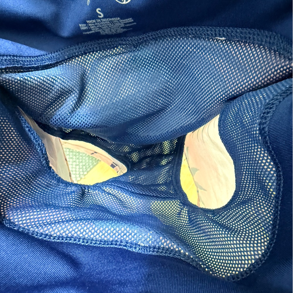 Reel Legends Pink and Blue Tropical Women's Athletic Shorts Size S - Picture 5 of 5